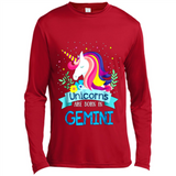 Unicorns are born in Gemini Birthday Rainbow Gift Custom Ultra Cotton