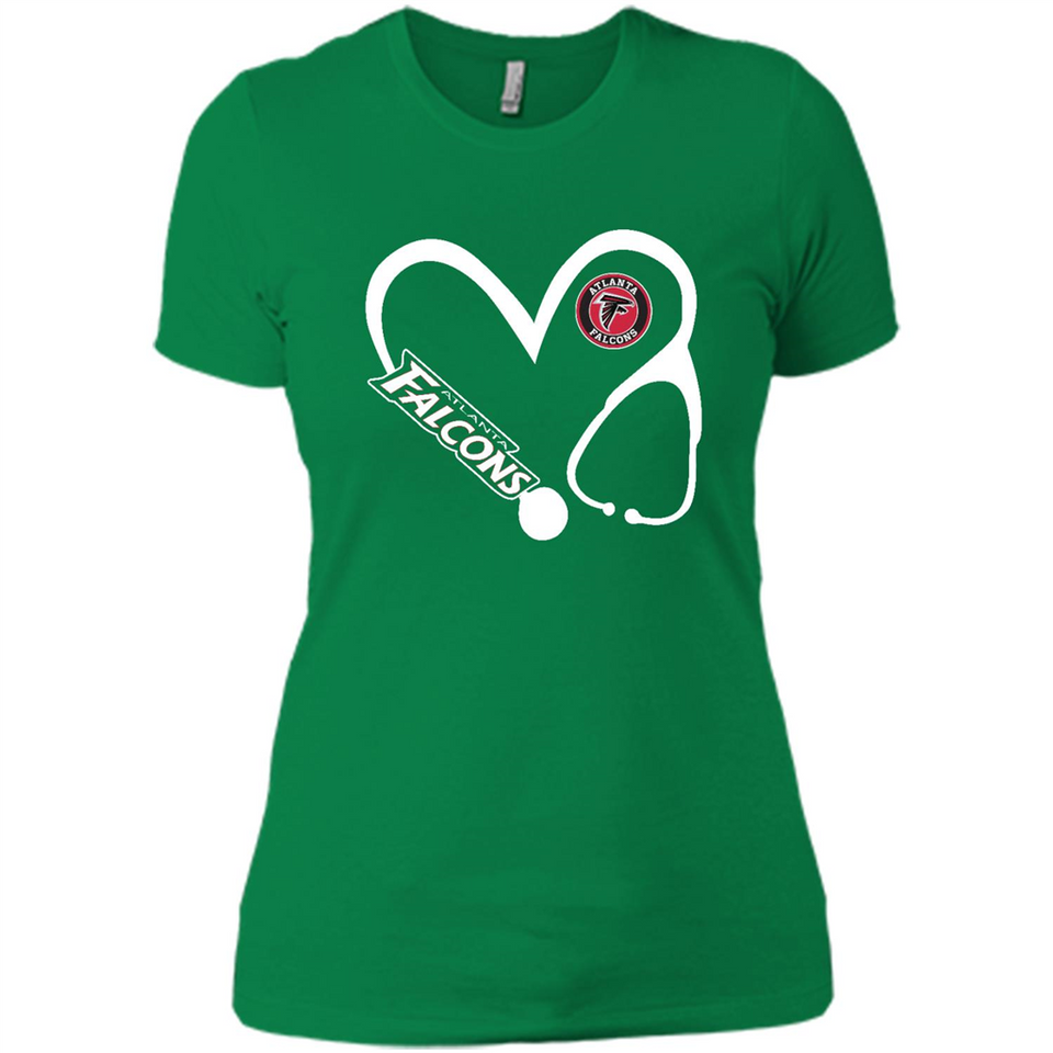 Stethoscope Heart Love Atlanta Falcons For Football Lovers