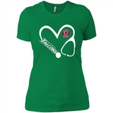 Stethoscope Heart Love Atlanta Falcons For Football Lovers