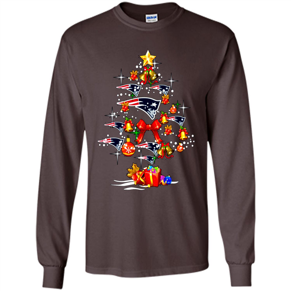 New England Patriots Christmas Tree sweater PINGPONG