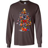 New England Patriots Christmas Tree sweater PINGPONG