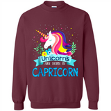 Unicorns are born in Capricorn Birthday Rainbow Gift Custom Ultra Cotton