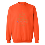 My Favorite Color is Christmas Lights Xmas Sporty T-Shirt - Sweatshirt