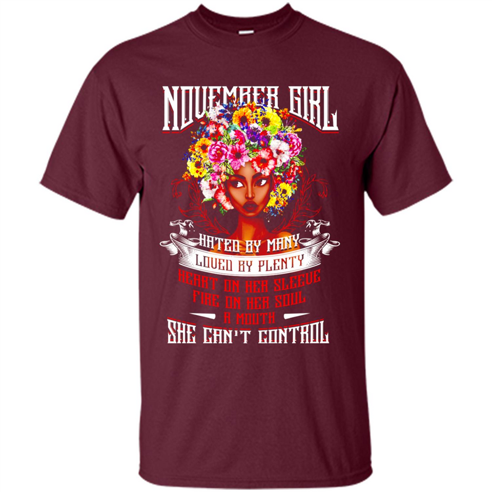 November Girl Flower - Shirt