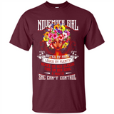 November Girl Flower - Shirt