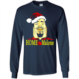 Home Malone Shirt Post Malone Christmas Sweatshirt - Long Sleeve T-Shirt