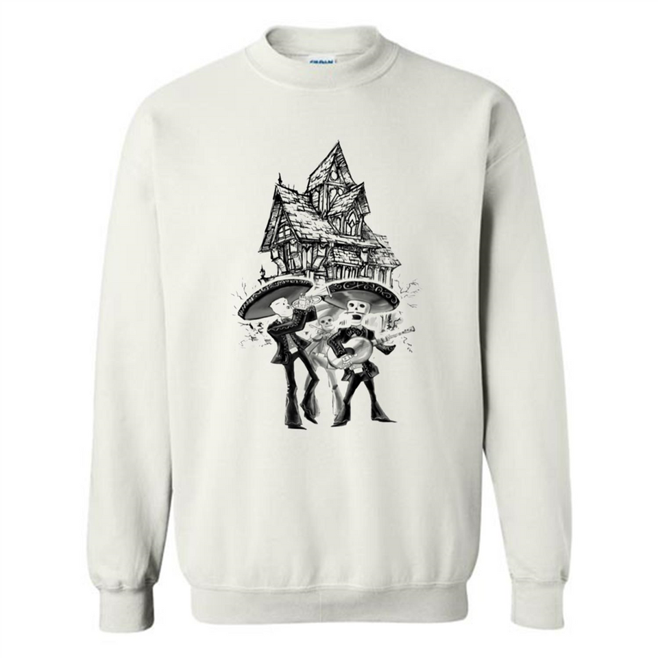 Mariachi Skeleton Shirt Dia De Los Muertos Tequila - Sweatshirt
