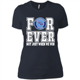 Tennessee Titans Forever For ever not just when we win - Ladies' Boyfriend T-Shirt