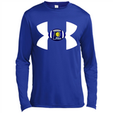 Indiana Pacers Under Armour Logo - Canvas Long Sleeve T-Shirt