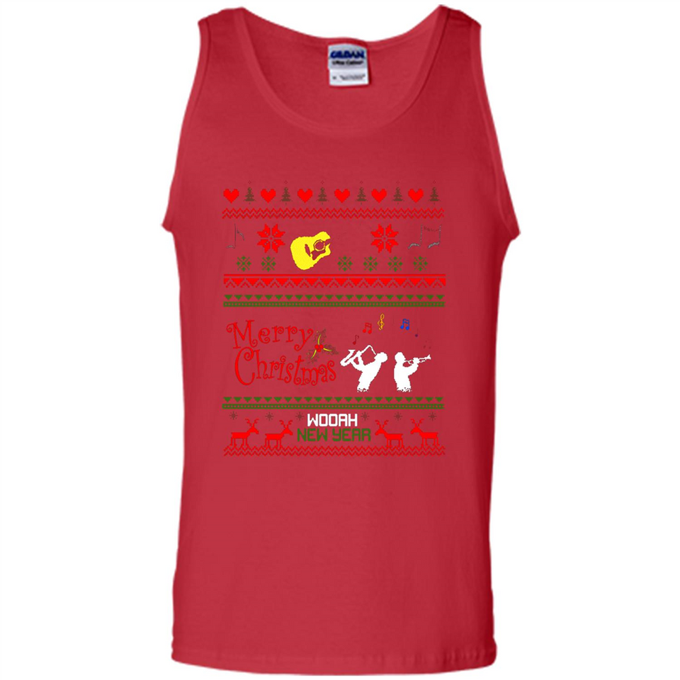 Music Ugly Christmas SweatShirt - Tank Top