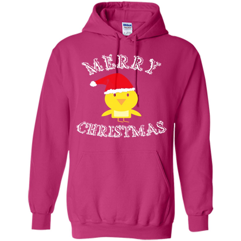 Bird Santa Merry Christmas T-Shirt - Birds Watchers Xmas - Hoodie