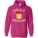 Bird Santa Merry Christmas T-Shirt - Birds Watchers Xmas - Hoodie