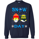 Snow Day Shirt For Denver Broncos Vs Minion Fans pingpong