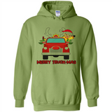 Merry Truck-Mas Christmas Fire Truck Cute Reindeer Sporty - Hoodie