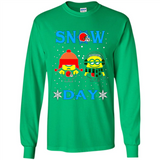 Snow Day Shirt For Cleveland Browns Vs Minion Fans pingpong