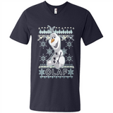 Olaf frozen ugly christmas sweater - Men's V-Neck