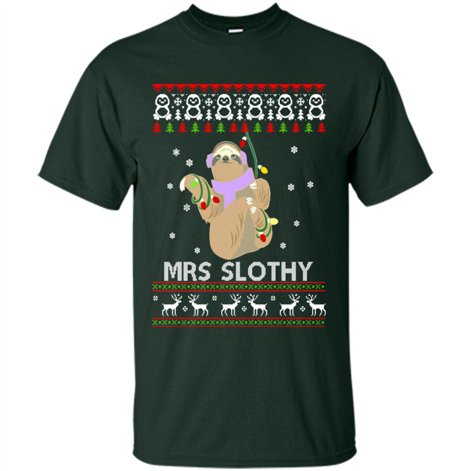 Mrs Slothy Christmas - Shirt