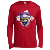 Denver Nuggets And Superman Fans - Canvas Long Sleeve T-Shirt