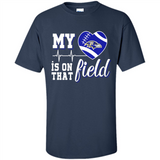 Baltimore Ravens Football My Heart is on that Field - Shirt