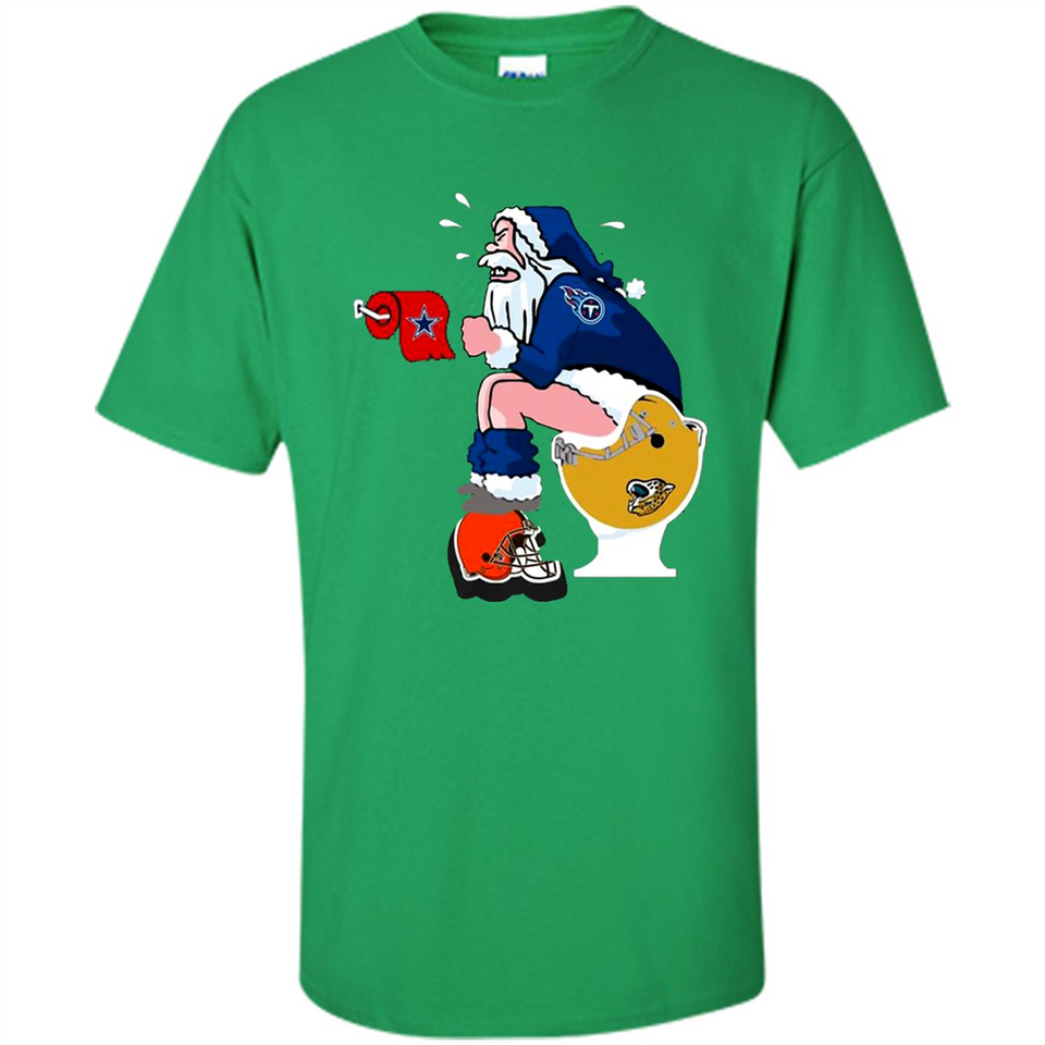 Tennessee Titans Santa Claus Toilet