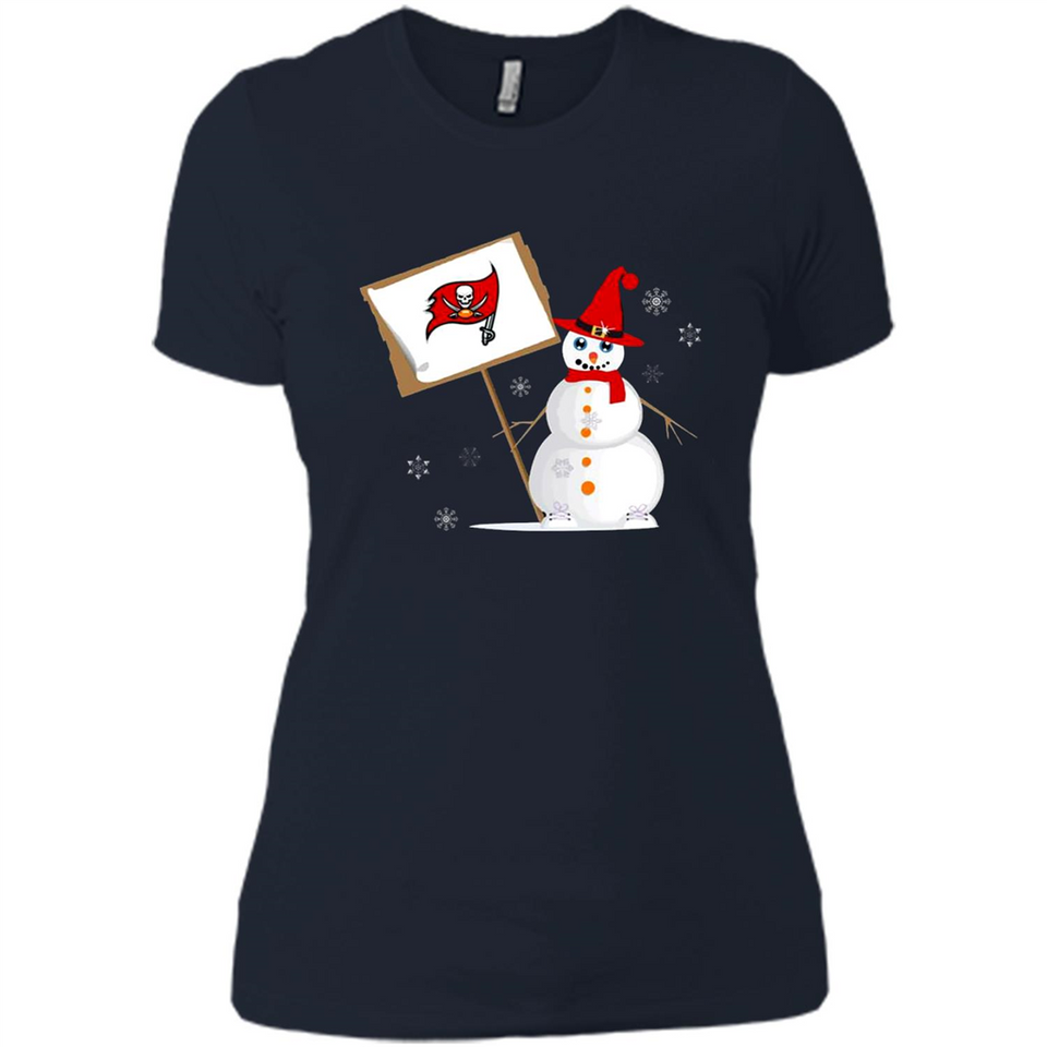 Tampa Bay Buccaneers Snowman Funny