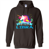 Unicorns are born in Libra Birthday Rainbow Gift Ladies Custom