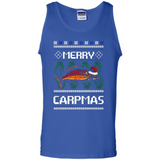 Santa Claus Carpmas Merry Carpmas Christmas Sweater PINGPONG - Tank Top