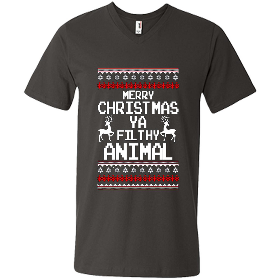 Merry Christmas ya filthy animal ulgy sweater PINGPONG