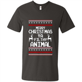 Merry Christmas ya filthy animal ulgy sweater PINGPONG