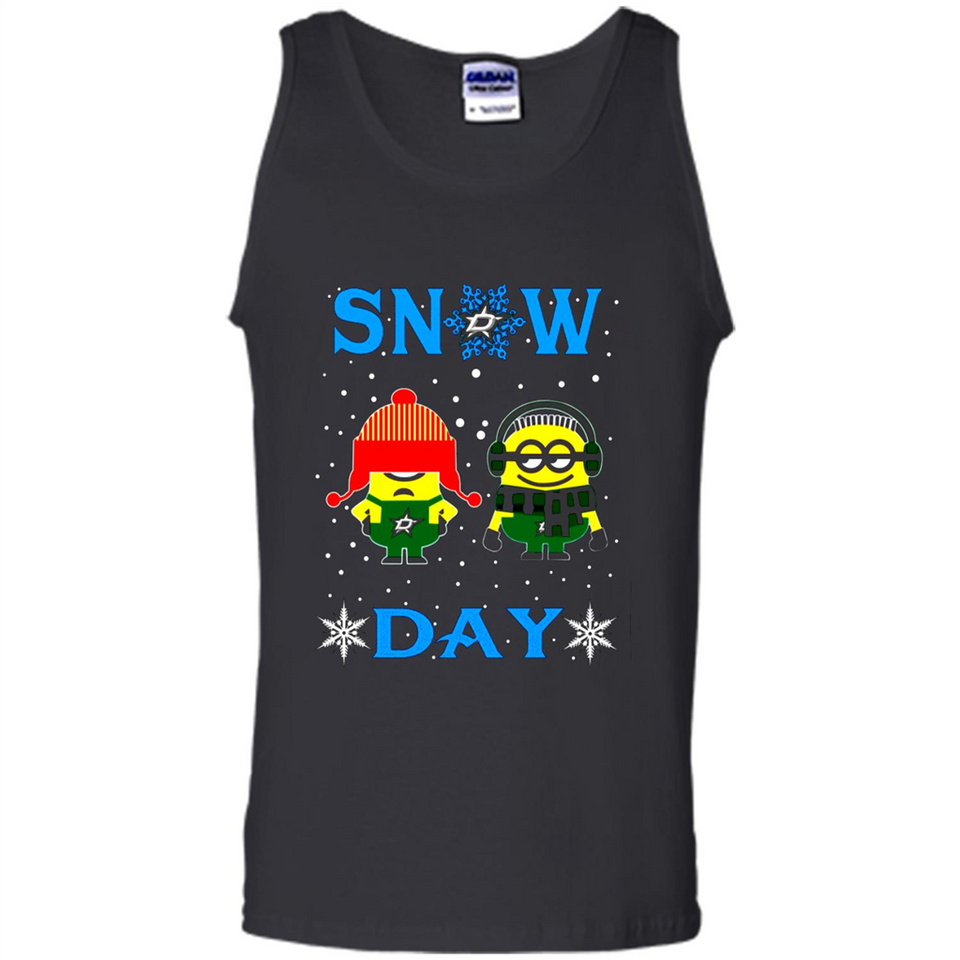 Snow Day Shirt For Dallas Stars Vs Minion Fans pingpong