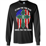 Dallas Stars - stand for the flag kneel for the cross