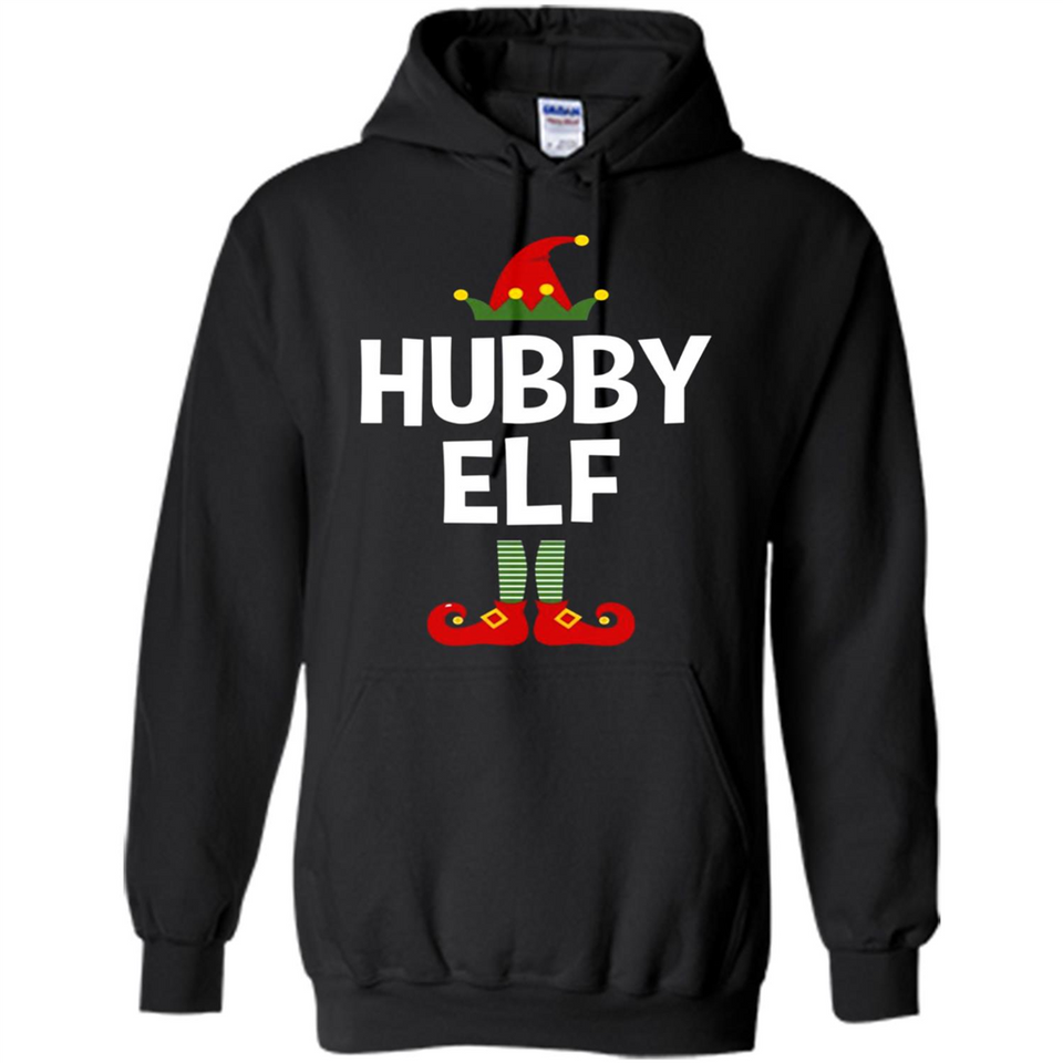 Hubby Elf Shirt - Family Matching Christmas Pajamas - Hoodie
