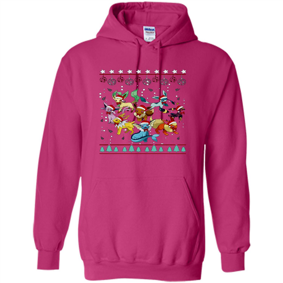 Pokemon Eeveelutions Ugly Christmas Sweater Perfect Christmas PINGPONG