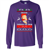 Nigel Thornberry Smashing through the snow Christmas sweatshirt PINGPONG