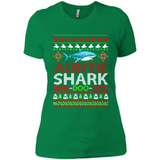 Auntie shark Doo Doo Doo Christmas - Ladies' Boyfriend T-Shirt