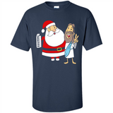 Eggnog Santa And Jesus Christmas