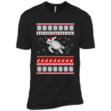 Sea Turtle Ugly Christmas T-Shirt - Premium Short Sleeve T-Shirt