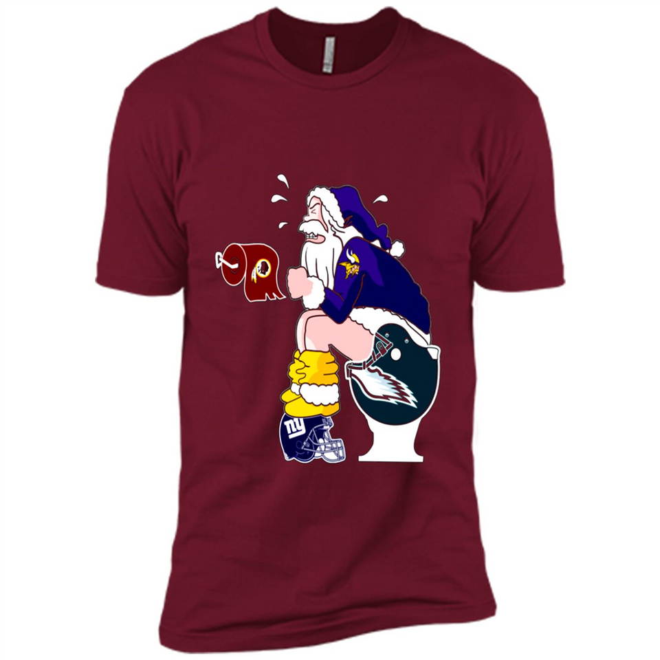 Minnesota Vikings Toilet Santa Claus PINGPONG