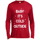 Baby It’s Cold Outside Christmas - Canvas Long Sleeve T-Shirt