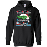 YODA SILENT NIGHT JEDI NIGHT CHRISTMAS UGLY SWEATER