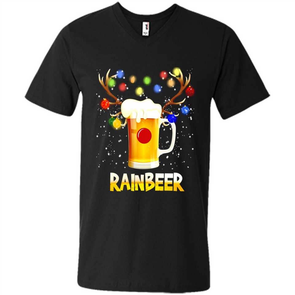 Rainbeer Christmas Reindeer Beer Drinking