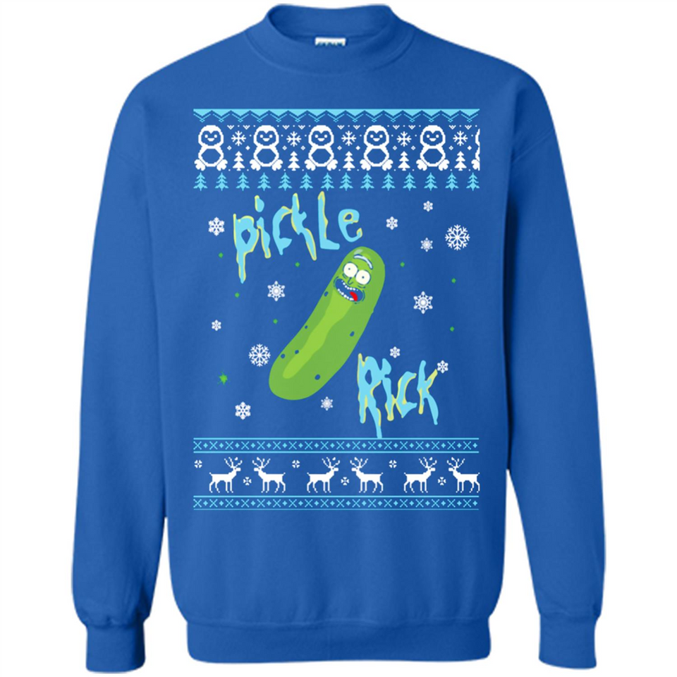 Rick and Morty Pickle Rick Ugly Christmas Sweater - Sweatshirt