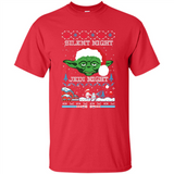 YODA SILENT NIGHT JEDI NIGHT CHRISTMAS UGLY SWEATER