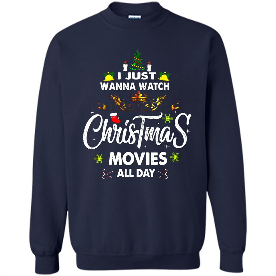 Funny Christmas Movie Shirt, Christmas Movies - Sweatshirt