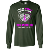 I Wear Purple For My Brother Chiari Malformation - Long Sleeve T-Shirt