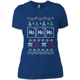 Scientific christmas ugly sweater - Ladies' Boyfriend T-Shirt