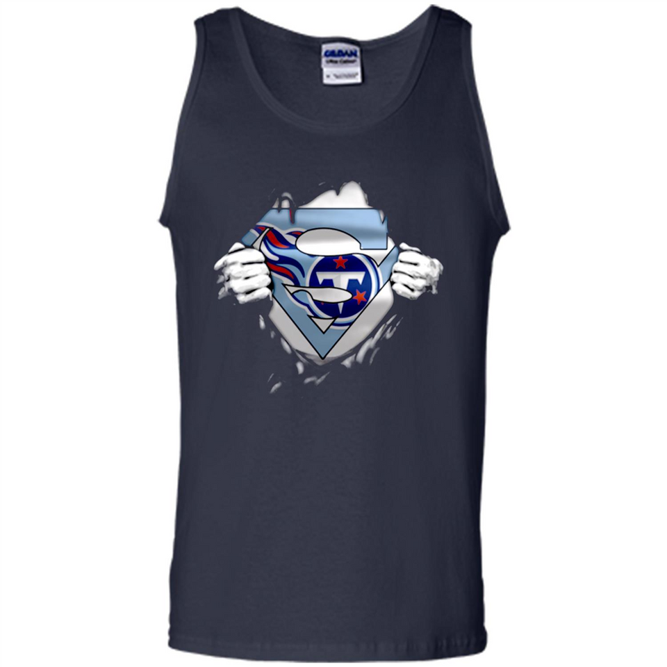 Tennessee Titans And Superman Fans - Tank Top