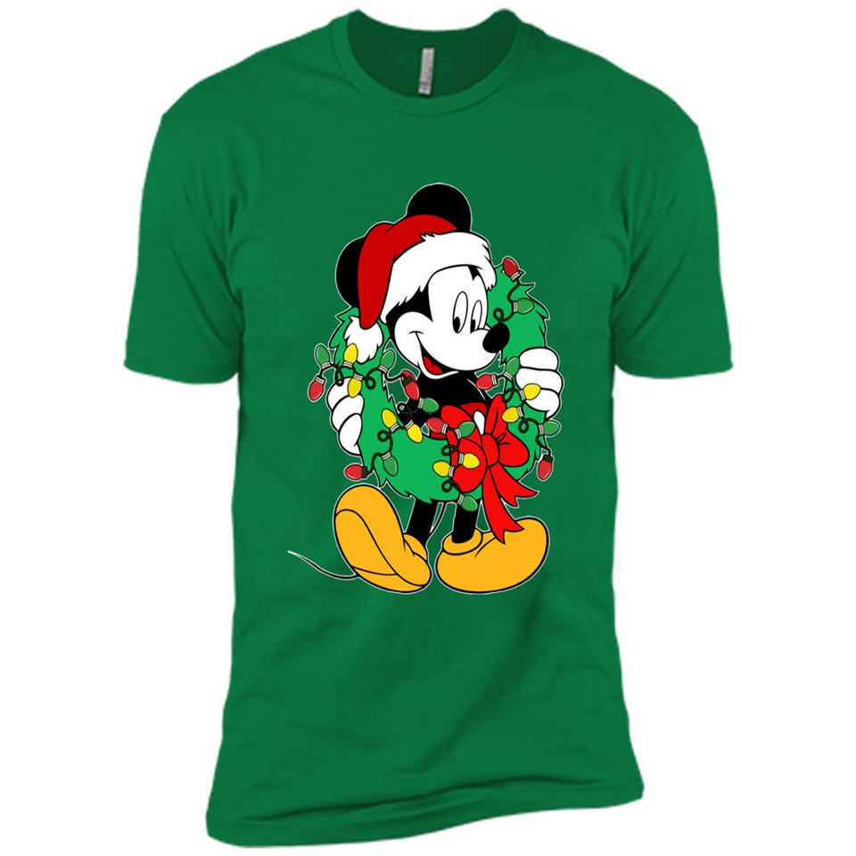 Mickey Mouse Merry Christmas Disney Sweatshirt - Premium Short Sleeve T-Shirt