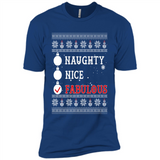 Naughty Nice Fabulous - Premium Short Sleeve T-Shirt