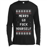 Merry go fuck yourself Christmas sweatshirt PINGPONG